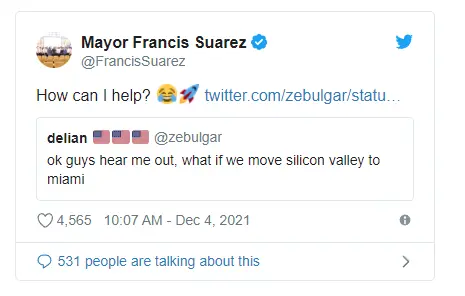 Francis Suarez: How Can I Help?